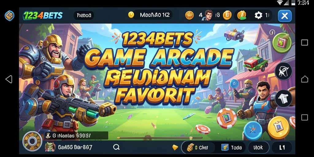 Tampilan gameplay menarik dengan aksi seru di 1234BETS.