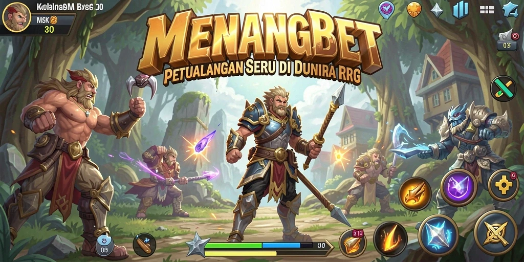 Tangkapan layar gameplay <strong>MENANGBET</strong> yang menunjukkan aksi RPG yang menarik.