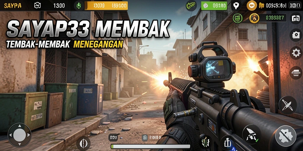 Tangkapan layar menampilkan aksi mendebarkan dalam gameplay TPS SAYAP33.