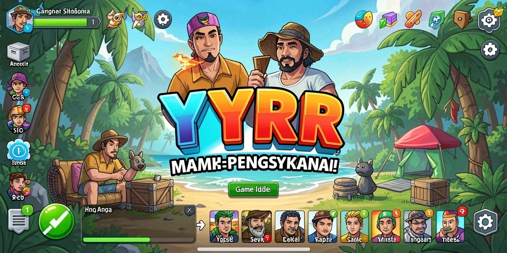 Tampilan gameplay YYRR yang seru dan interaktif dalam mode Idle.