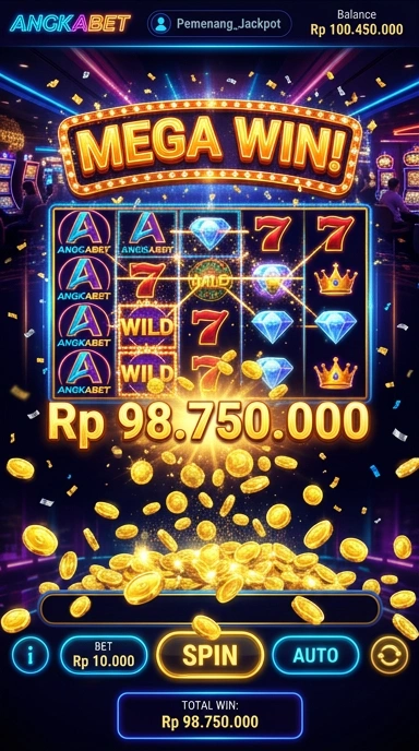 Screenshot antarmuka pengguna aplikasi angkabet.